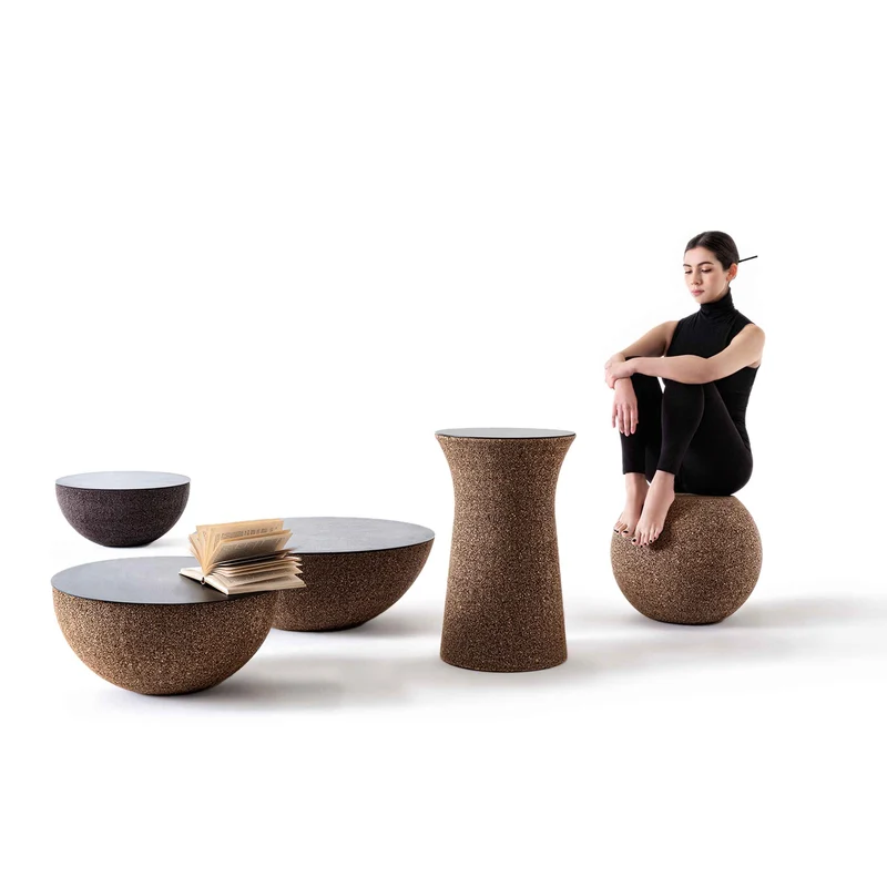 Coffee Table CORBULA 80 RIBASSATO by Jari Franceschetto for Suber