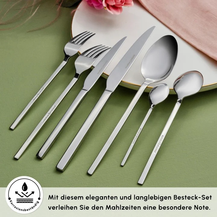 Karaca Pallas Elegance 12-Personen 84-Teiliges Besteckset