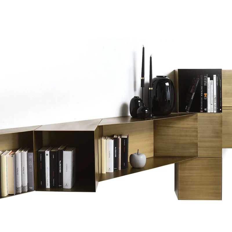 Wall-Mounted Metal Storage Unit CELLULA 7 by Studio PANG for Mogg