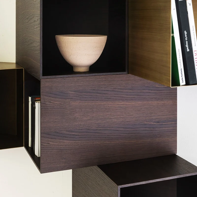 Wall-Mounted Metal Storage Unit CELLULA 7 by Studio PANG for Mogg