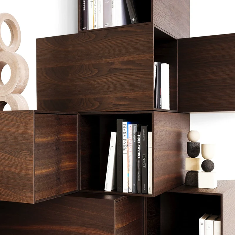 Wall-Mounted Metal Storage Unit CELLULA 4 by Studio PANG for Mogg