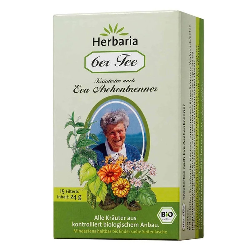 Eva Aschenbrenner 6er Tee, 15 Filterbeutel - Bio