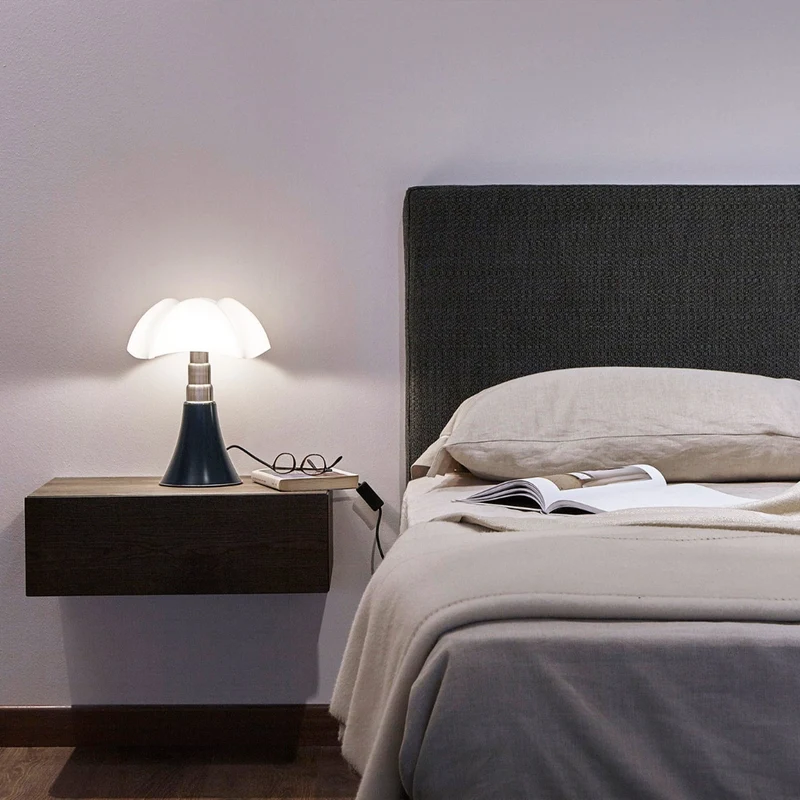 Table LED Lamp PIPISTRELLO MED 50-62 cm by Gae Aulenti for Martinelli Luce