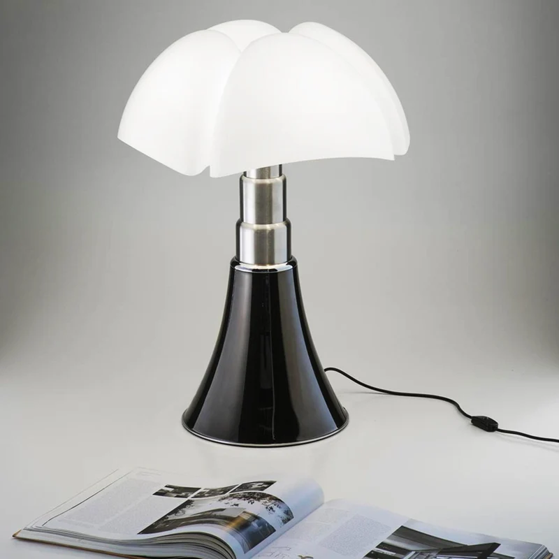 Table and Floor Lamp PIPISTRELLO 66-86 cm by Gae Aulenti for Martinelli Luce