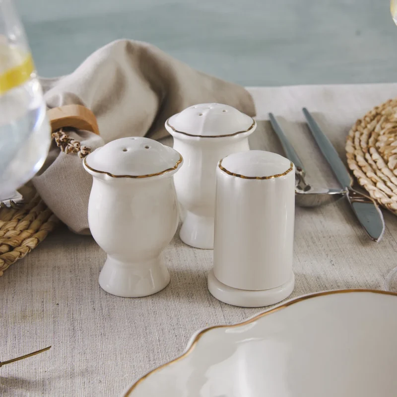 Karaca Pablo New Generation Bone Dinner Set für 12 Personen Gold 59 Teiliges