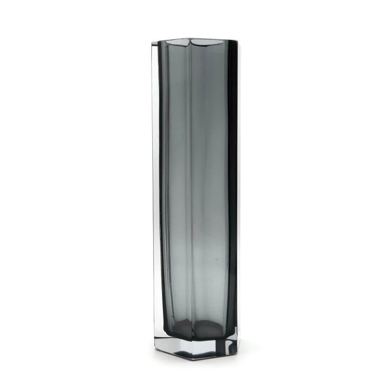 Murano Glass Vase HEXAGONAL XL by Alessandro Mandruzzato