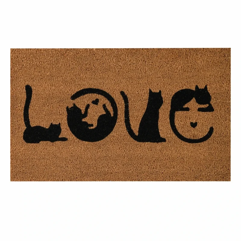 Kaşmir Halı Cat Love Coco Doormat 45x75 cm