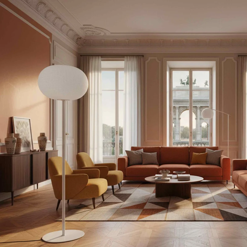 Floor Lamp BIANCA by Matti Klenell for FontanaArte