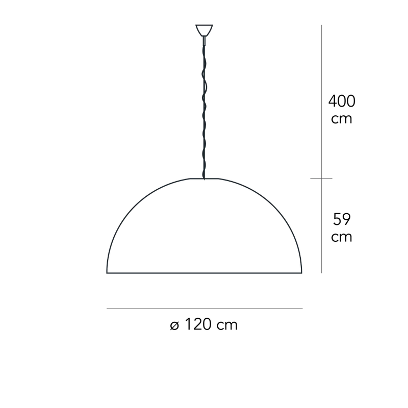 Suspension Lamp AVICO Small White by Charles Williams for FontanaArte