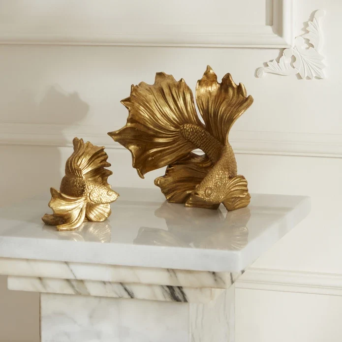 Karaca Home Rumpelfisch Figur Gold