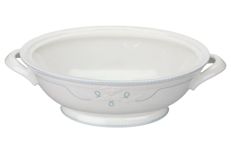 Unterteil von Ragout Terrine oval Griffe rund