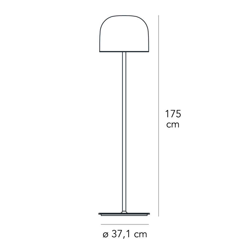Floor Lamp EQUATORE Medium by Gabriele and Oscar Buratti for FontanaArte
