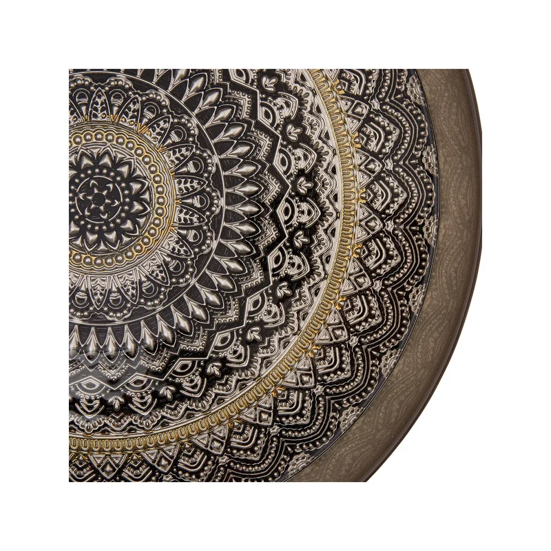 Karaca Rihanna Dekoratives Tablett 28cm schwarz