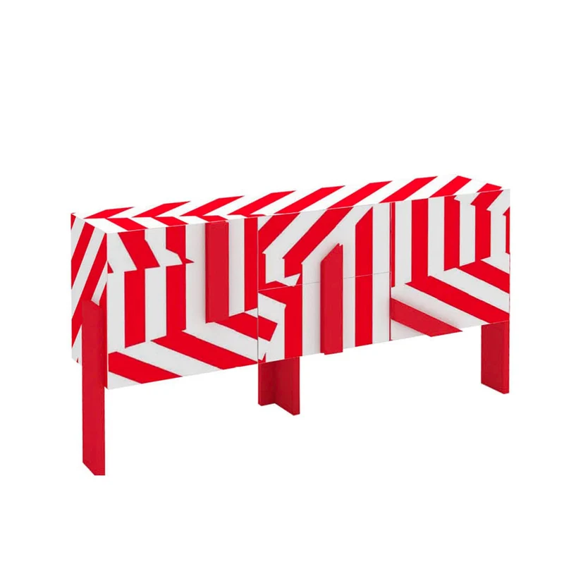 Cabinet ZIQQURAT 95x186 STRIPES by DriadeLab for Driade