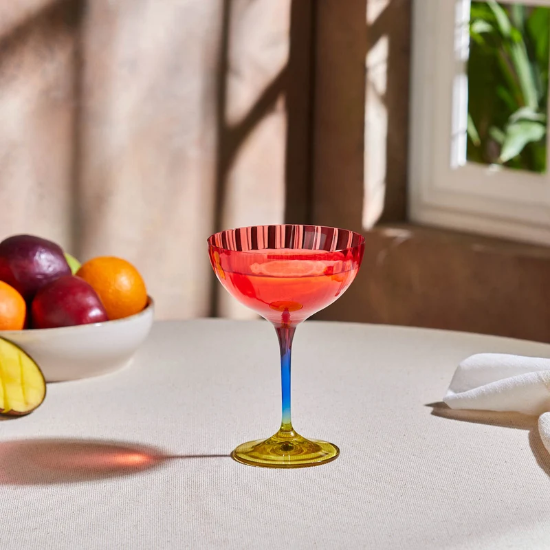 Karaca Dolce Martini und Eisbecher Rot 210 ml