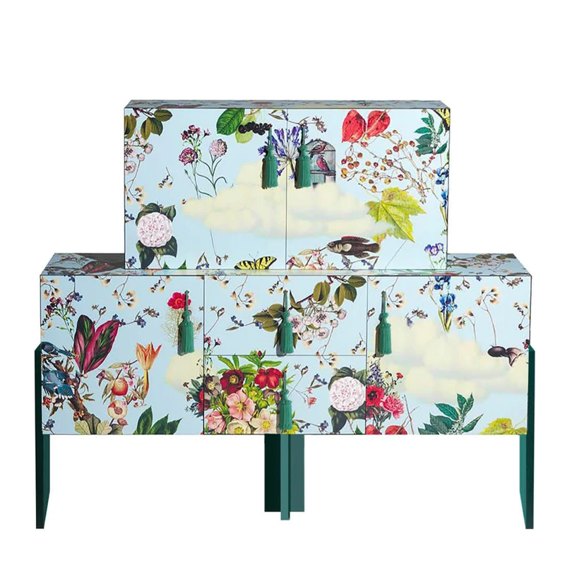 Cabinet ZIQQURAT 155x186 FLOWERS by DriadeLab for Driade