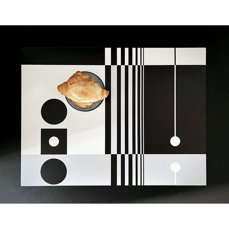 Vinyl Placemats PUNTO E LINEA by Valeria Eva Rossi