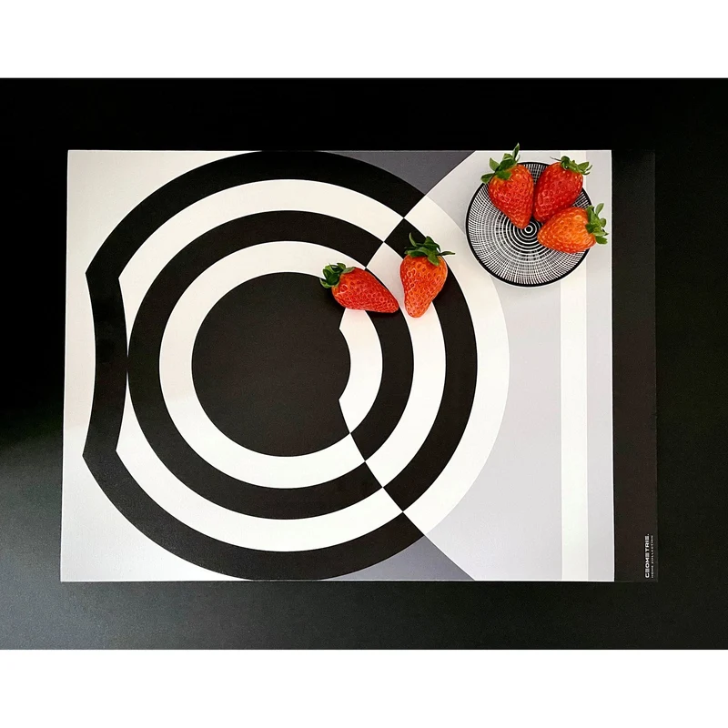 Vinyl Placemats CERCHI by Valeria Eva Rossi