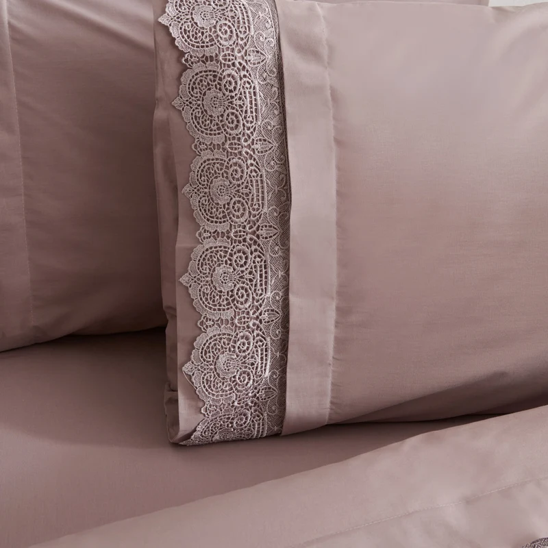 Karaca Home Valeria Queen 8-teiliges Geschenkset für Paare Altrosa