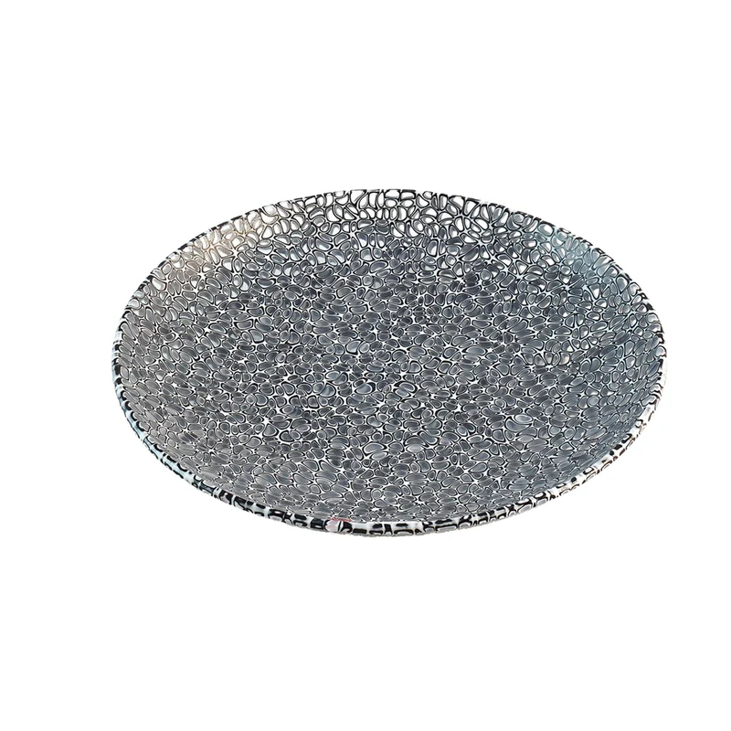 Murano Glass Centrepiece Grey MERLETTI
