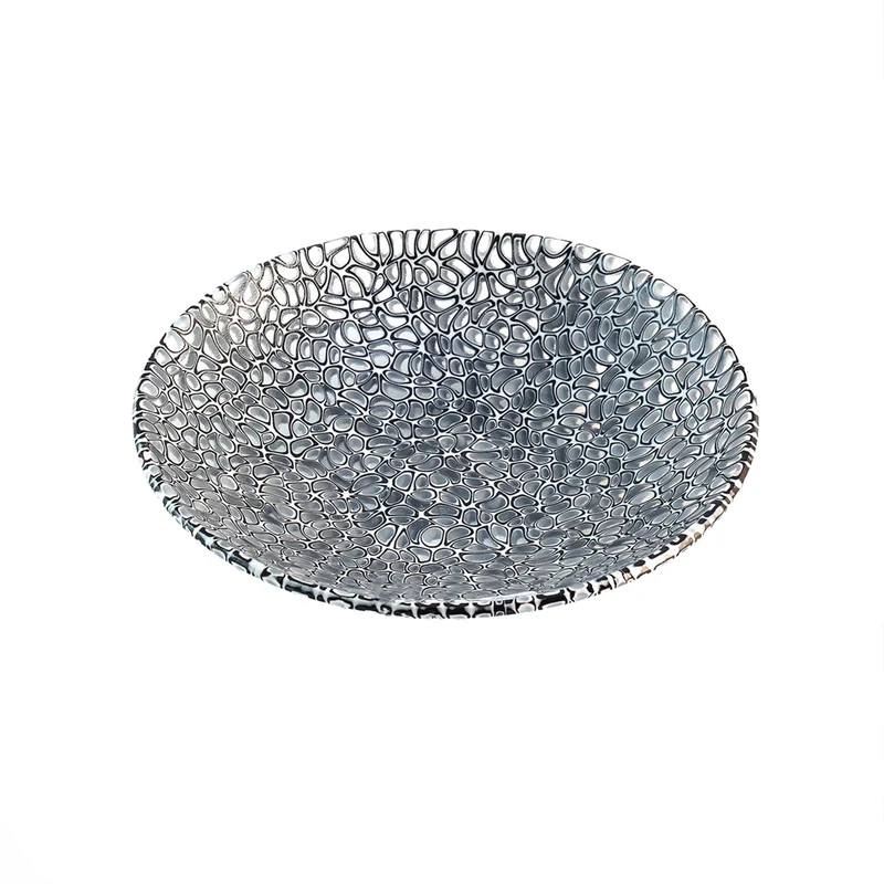 Murano Glass Centrepiece Grey MERLETTI