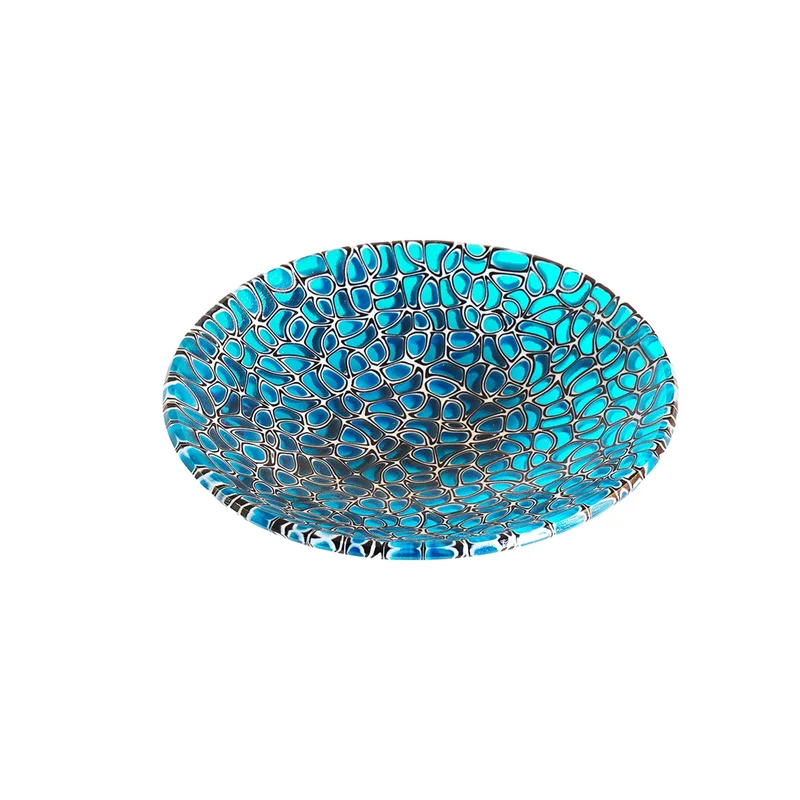 Murano Glass Centrepiece Blue MERLETTI by Panizzi Murano