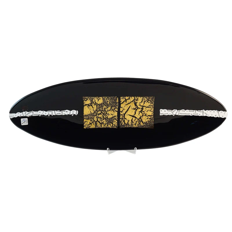 Murano Glass Centrepiece CANOA GOLD