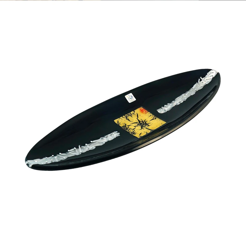 Murano Glass Centrepiece CANOA GOLD