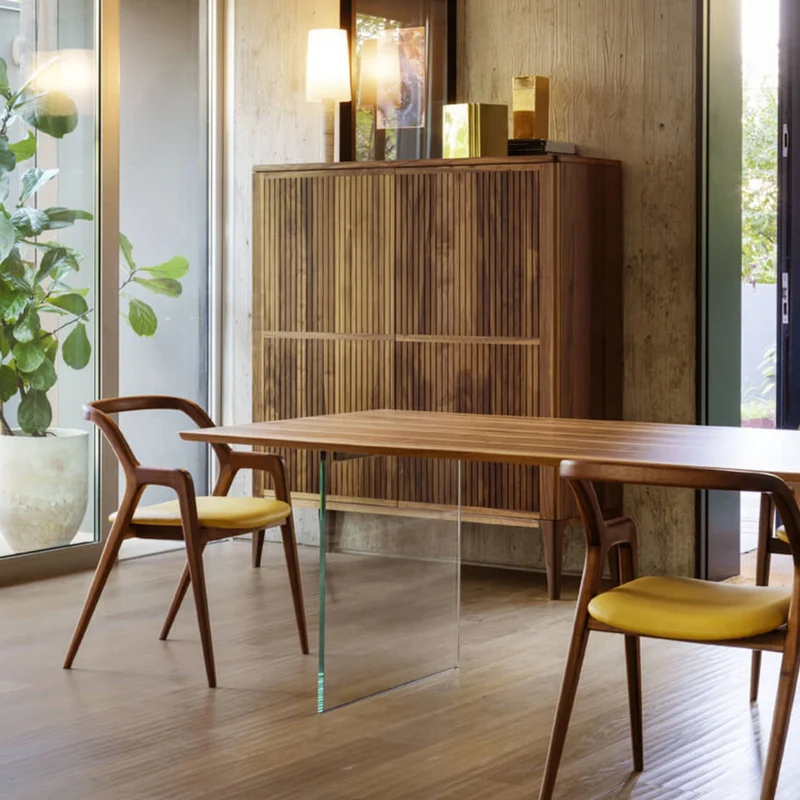 Walnut Wood Cabinet ELEVA by Dale Italia