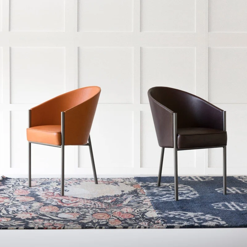 Leather Chair COSTES by Philippe Starck for Driade