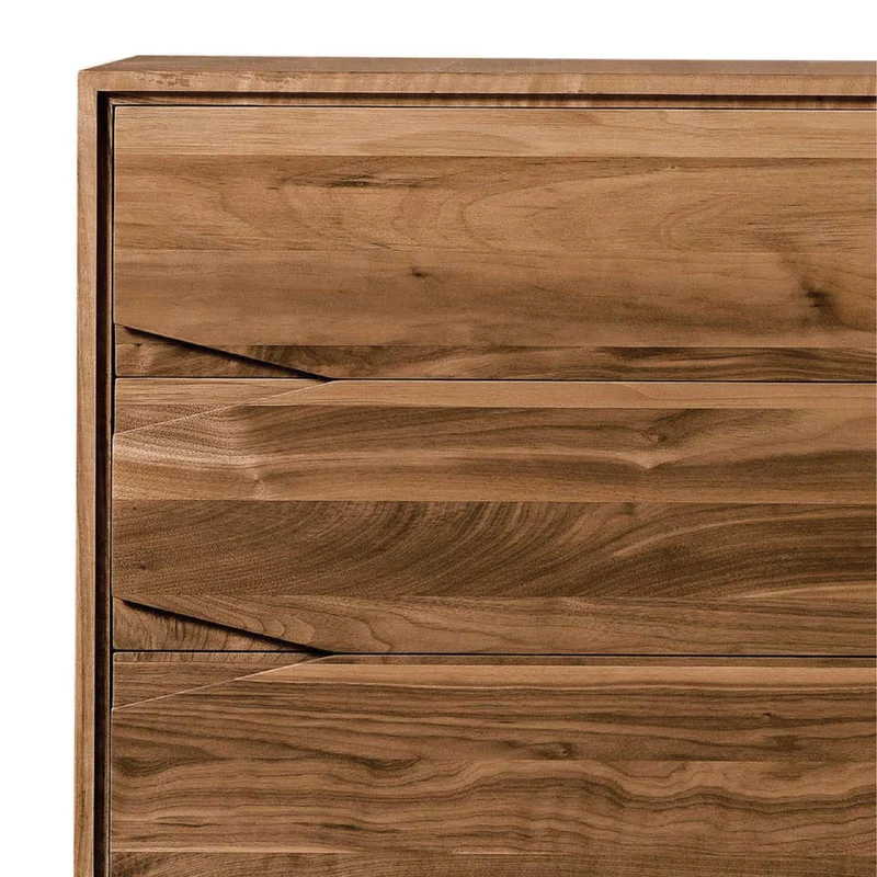 Walnut Wood Chest of Drawers BASE by Dale Italia