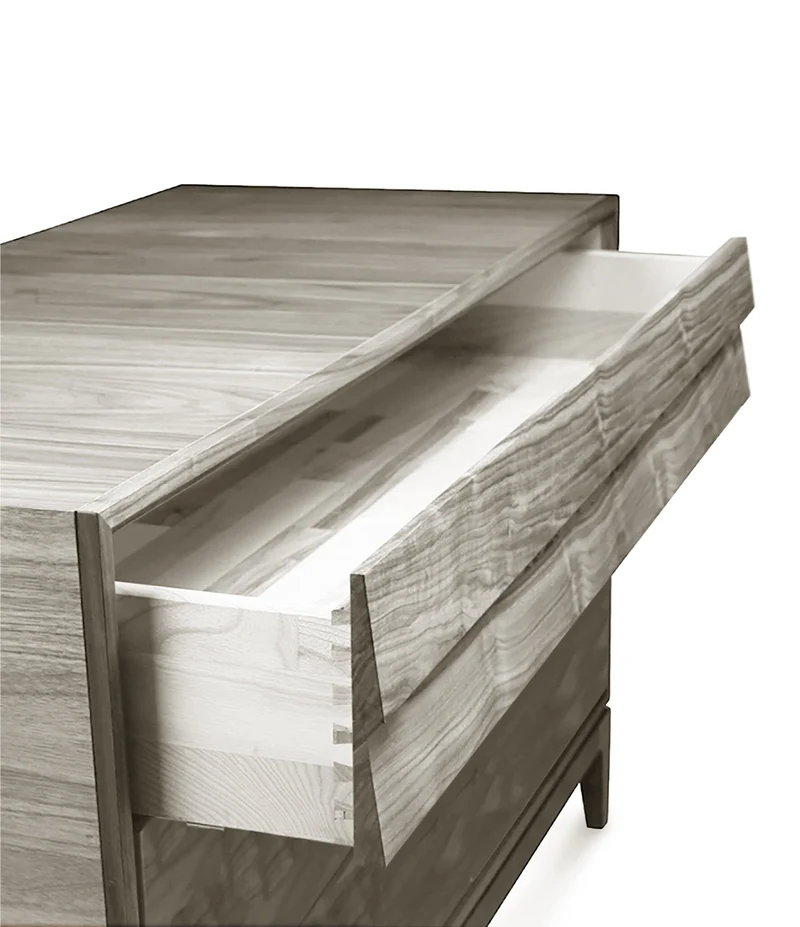 Walnut Wood Chest of Drawers LILIALE by Dale Italia