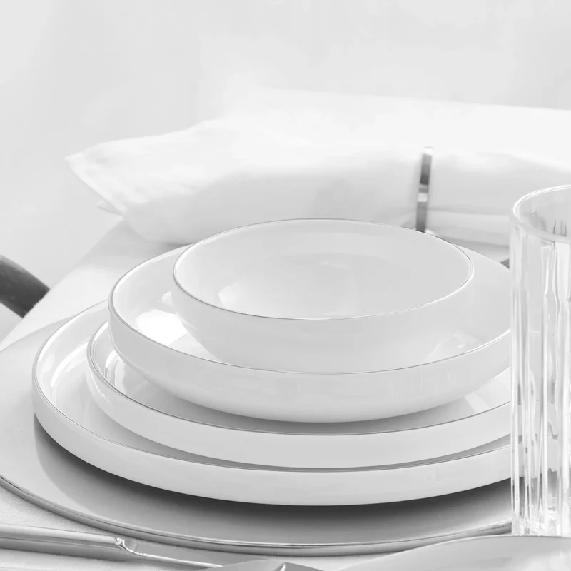 Karaca Satürn Streamline 59-teiliges Tafelservice- Set für 12 Personen