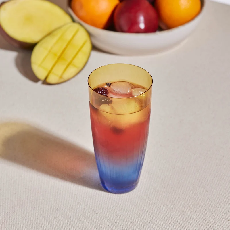 Karaca Dolce Soft Drink Glas 350 Ml Gelb