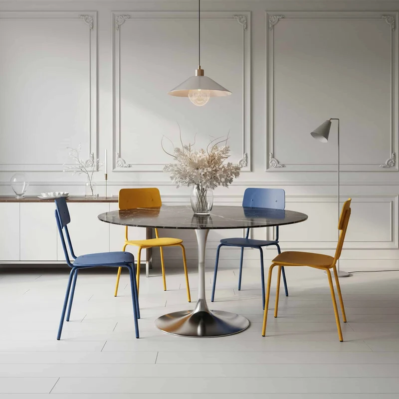 Metal Stackable Chair MOODERN by Lettera G
