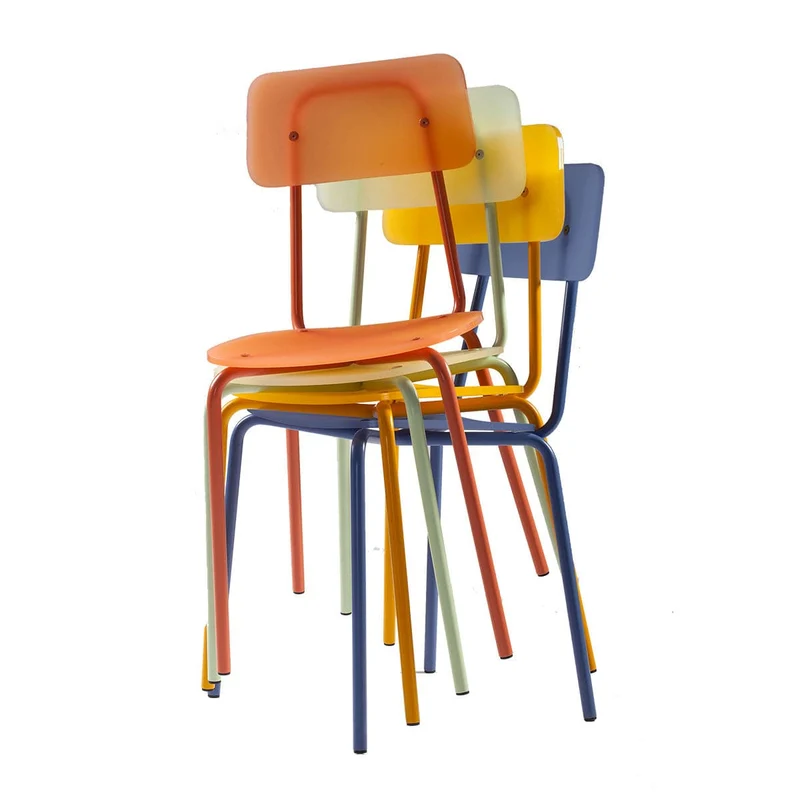 Metal Stackable Chair MOODERN by Lettera G