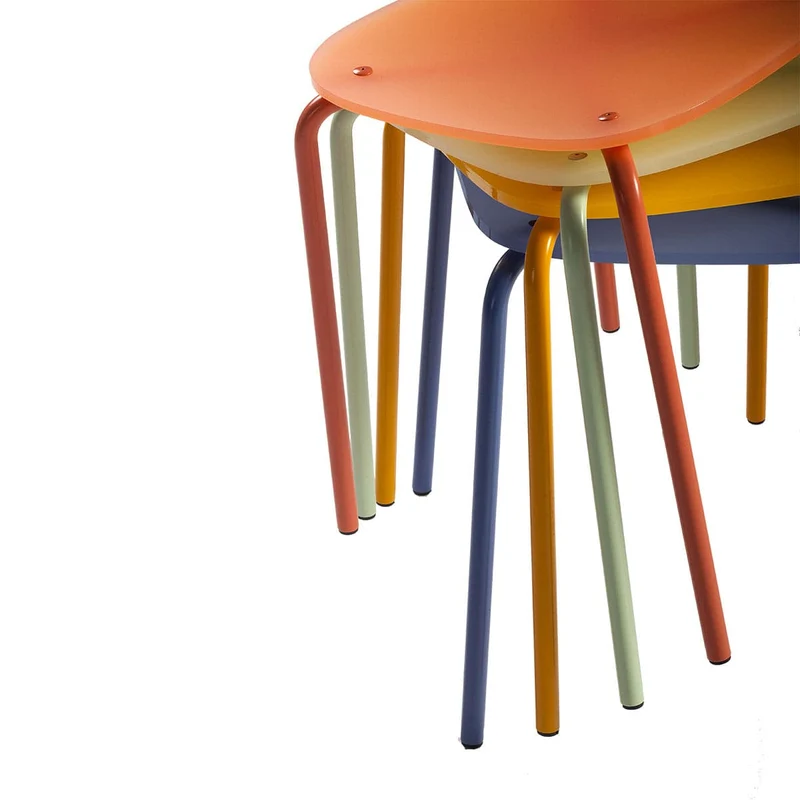 Metal Stackable Chair MOODERN by Lettera G