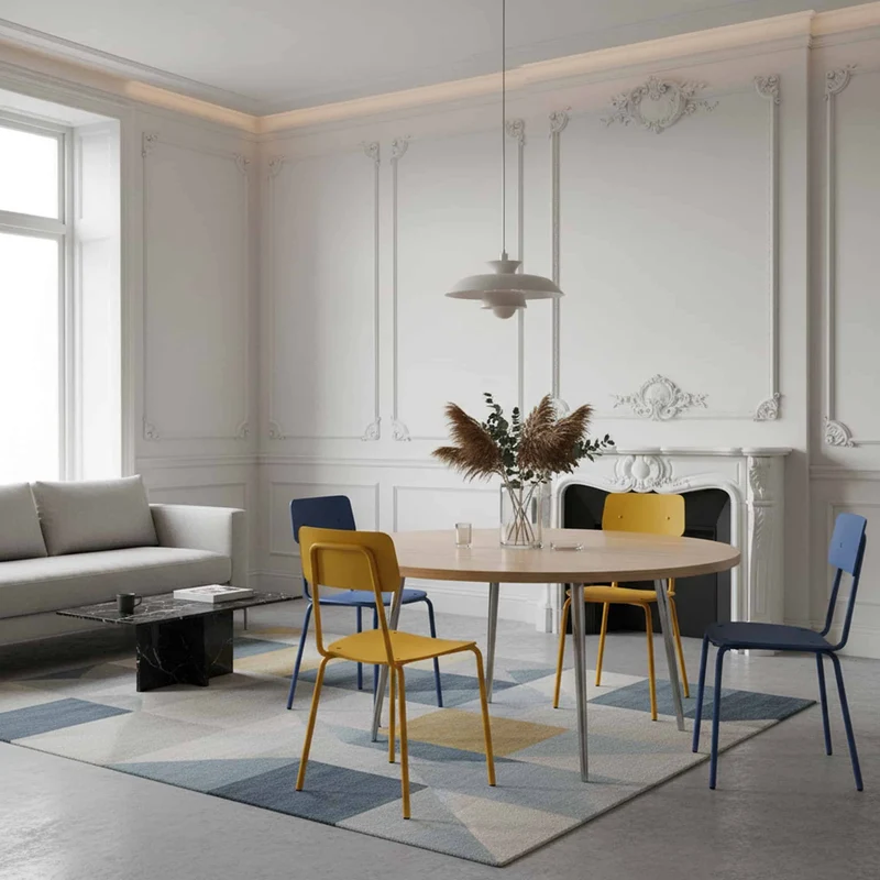 Metal Stackable Chair MOODERN by Lettera G