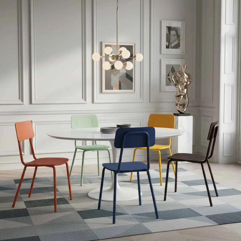 Metal Stackable Chair MOODERN by Lettera G