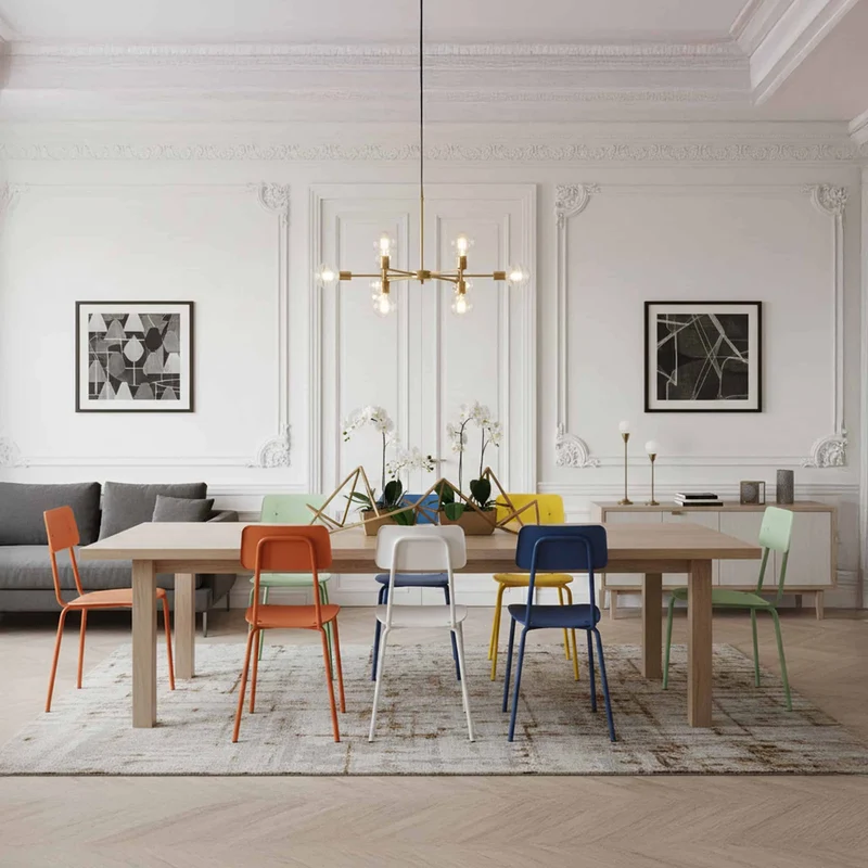 Metal Stackable Chair MOODERN by Lettera G