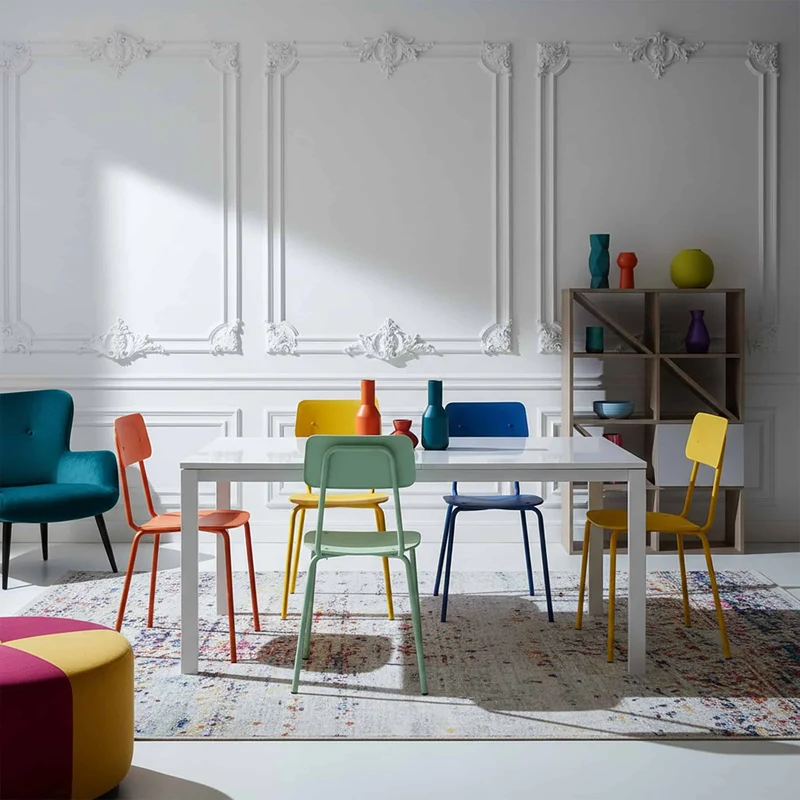 Metal Stackable Chair MOODERN by Lettera G