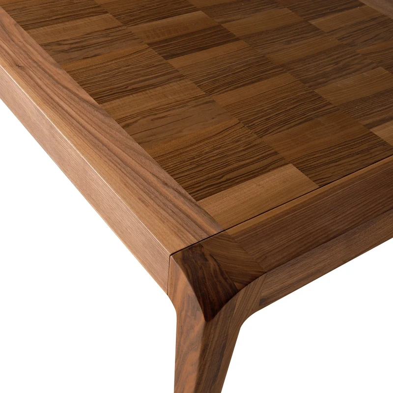 Extendable Walnut Wood Table SENTIERO by Dale Italia