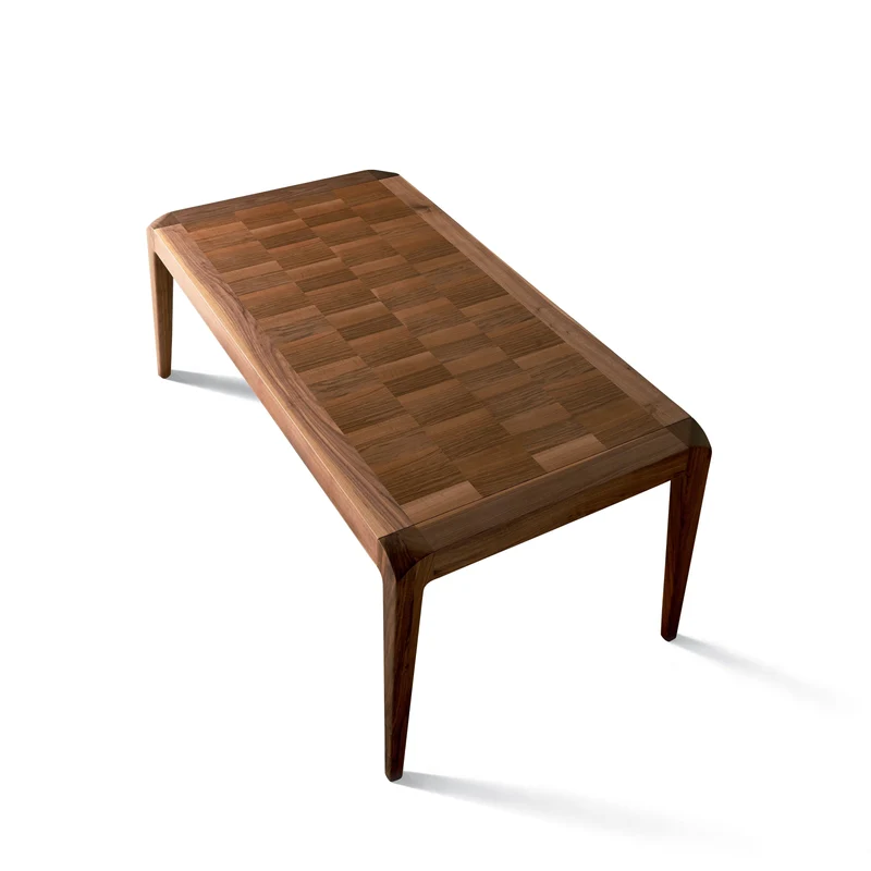 Extendable Walnut Wood Table SENTIERO by Dale Italia