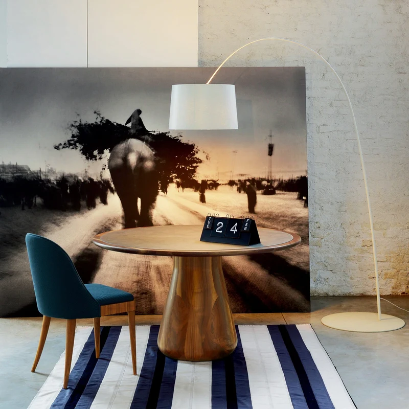 Wooden Round Table CONVIVIO by Dale Italia