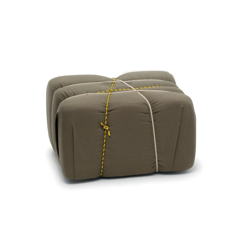 Padded Ottoman CHE PAKKO! by Marcantonio for Mogg