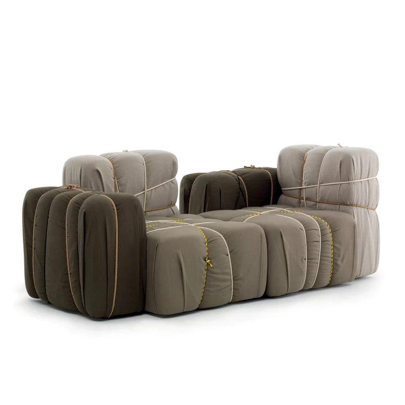 Padded Armchair CONTROPAKKO by Marcantonio for Mogg