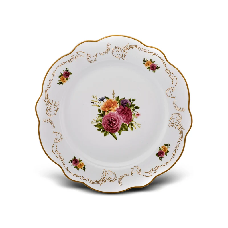 Karaca Antique Porcelain 24 Stück 6 Sitzer Dinner Set