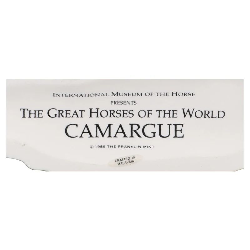 THE GREAT HORSES OF THE WORLD Camargue