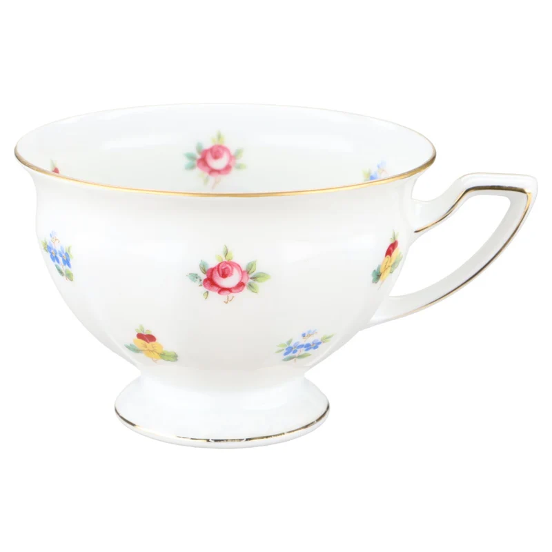 Kaffeetasse einfache Goldlinie