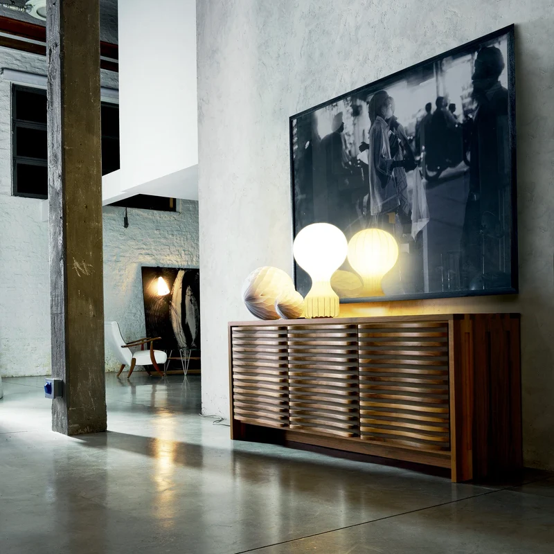 Walnut Wood Sideboard SINUO by Dale Italia